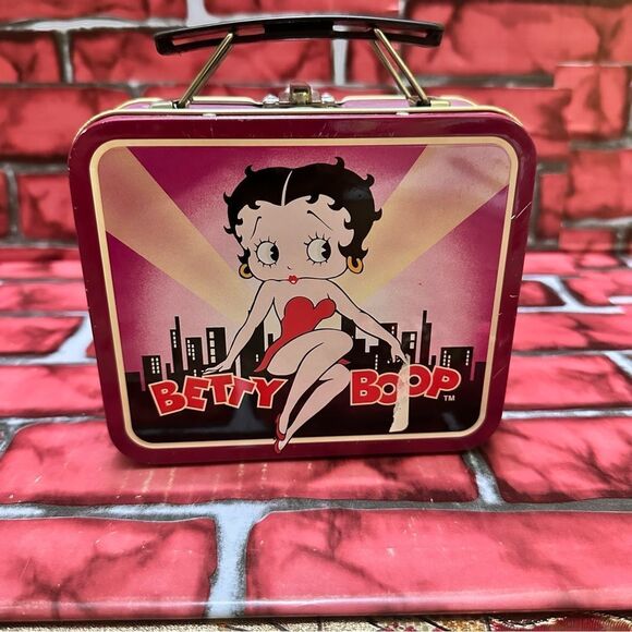 Betty Boop vintage 1997 Mini lunch tin box - Picture 7 of 8